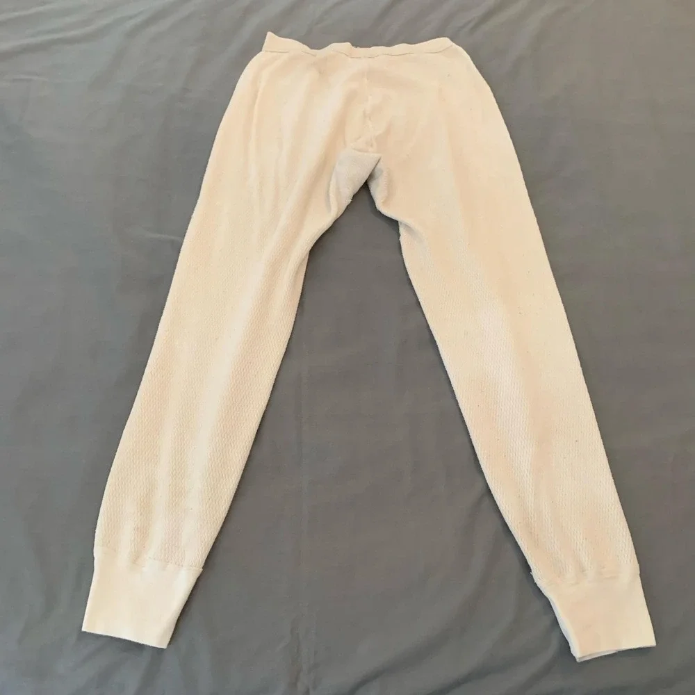 Casco Area Workshop Long Johns Mens Medium White Cold Weather Army Thermal